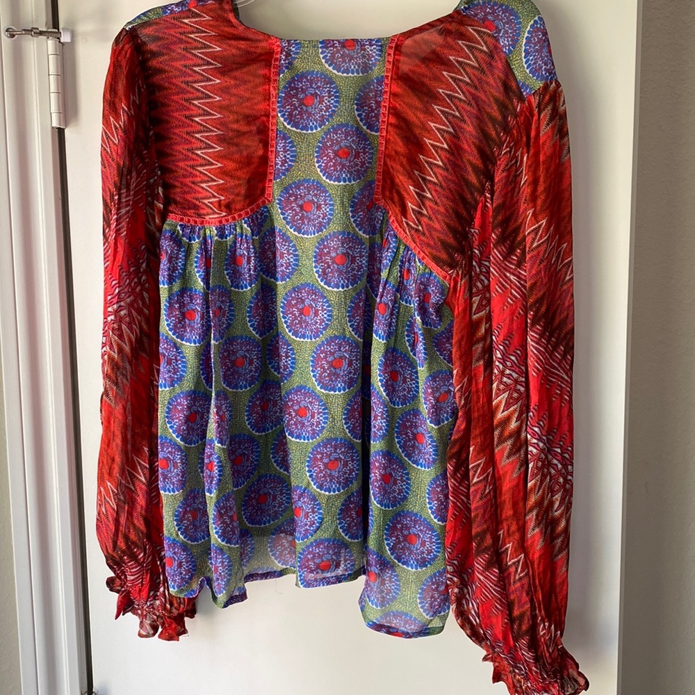 Anthropologie Miranda Peasant Blouse